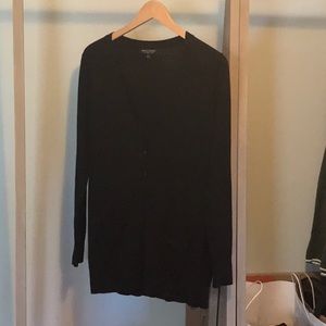 Black cardigan
